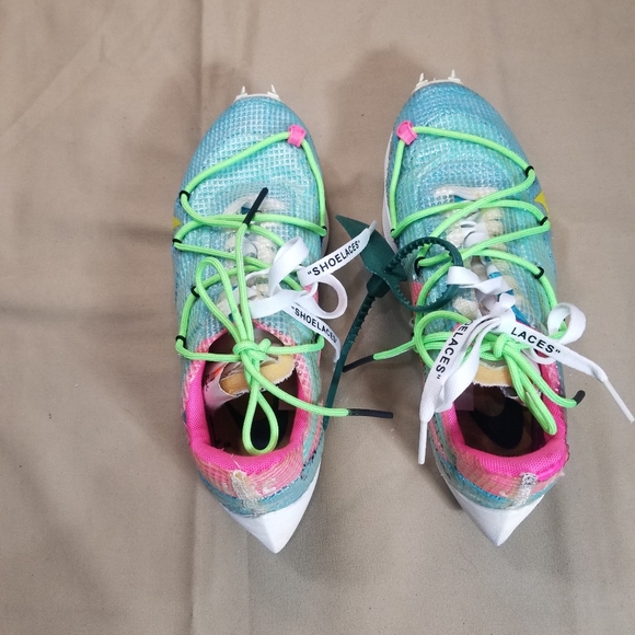 Off-White Nike Vapor Street Polarized Blue 2019 Sneakers Size 6.5 - Picture 9 of 11